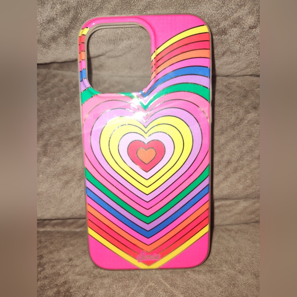 Sonix Case with/MagSafe for iPhone 14 Pro Max - Rainbow Hearts